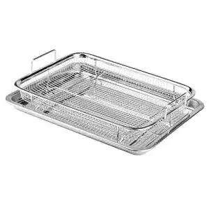Backofen Grillkorb Fenghome Backblech mit Abkühlgitter und Grillkorb