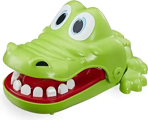 Kroko Doc Brettspiel von Hasbro Gaming Geschicklichkeitsspiel für Kinder