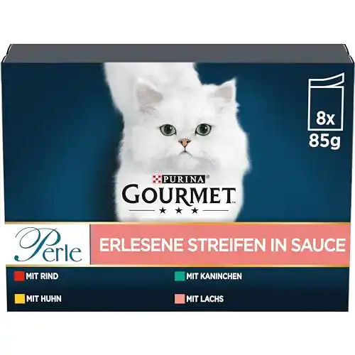Katzennassfutter Purina Gourmet Perle Erlesene Streifen in Sauce