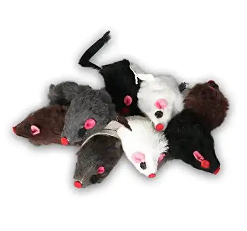 Spielmaus Europet Bernina EBI aus Echtfell für Katzen