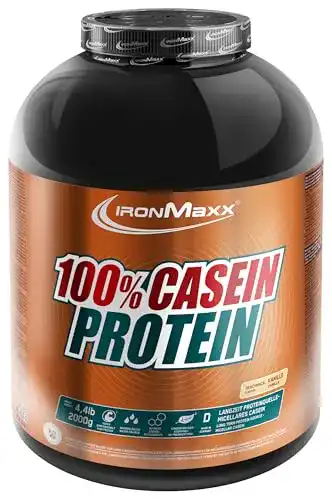 Casein IronMaxx 100% Proteinpulver Vanille 2kg Dose