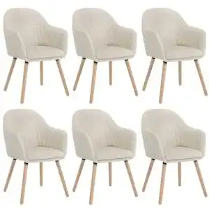 Woltu Esszimmerstühle 6er Set für Küche und Schlafzimmer