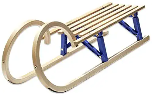 Klappschlitten Test für Faltschlitten aus Holz, 110 cm, faltbar