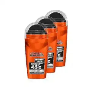 L’Oréal Men Expert Thermic Resist Deodorant für Herren im 3er Pack