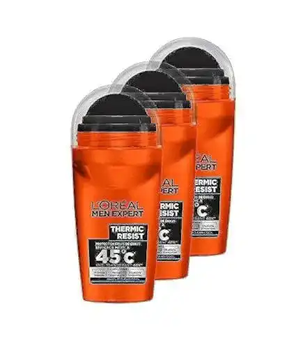 L’Oréal Men Expert Thermic Resist Deodorant für Herren im 3er Pack