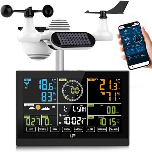 WLAN Wetterstation mit Außensensor und 7-in-1 Funktionen