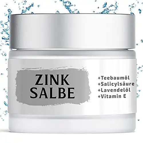 Zinksalbe gegen Pickel und Hautunreinheiten 50 ml Naturkosmetik