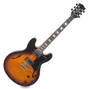 Rocktile Pro HB100-SB E-Gitarre – Halbresonanz mit Humbucker