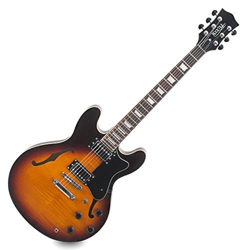 Rocktile Pro HB100-SB E-Gitarre – Halbresonanz mit Humbucker