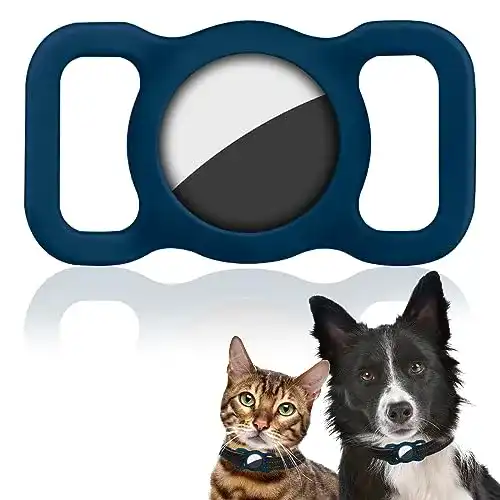 Ainiv Silikon Schutz Hülle für AirTag Hunde und Katzen