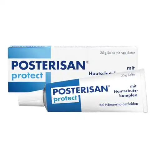 Hämorrhoidensalbe Posterisan Protect Rektalsalbe für sanfte Pflege