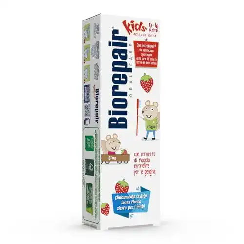 Biorepair Zahnpasta für Kinder ohne Fluor 0-13 Jahre
