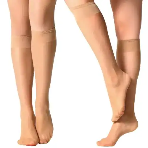 Nylonstrümpfe Yilanmy 12er-Pack für Damen in verschiedenen Farben