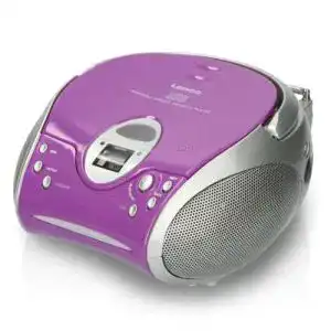 Lenco SCD24 CD-Radio für Kinder mit CD-Player und FM-Radiotuner