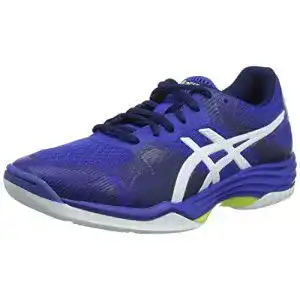 Asics Gel-Tactic Volleyballschuhe für Damen in Blau/Weiß, Größe 39.5
