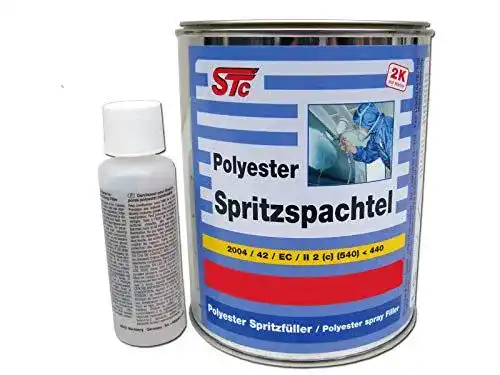 Spachtelmasse STC 1,5 kg Set 2K Polyester für Autos