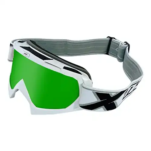 Crossbrille Two-X – Motocross-Brille mit verspiegeltem Glas für Offroad-Einsätze