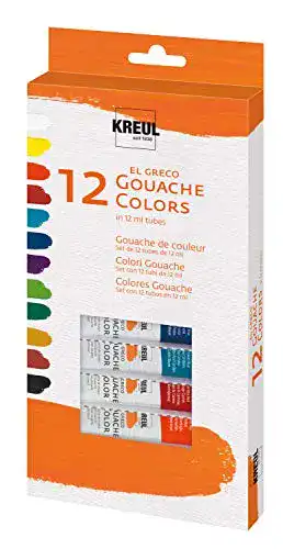 Gouachefarben Kreul 26250 El Greco Grundausstattung für Schule