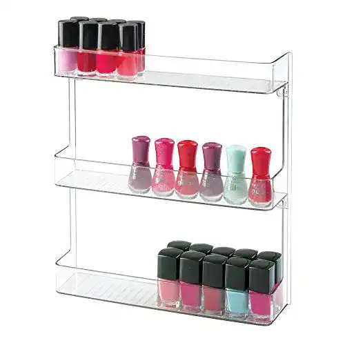Nagellackregal von mDesign für die Wand – praktische Aufbewahrungslösung