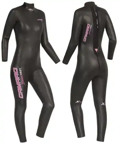 Neoprenanzug Triathlon Camaro für Damen, Speedskin Overall in Schwarz, Größe S