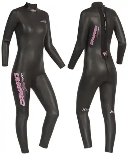 Neoprenanzug Triathlon Camaro für Damen, Speedskin Overall in Schwarz, Größe S
