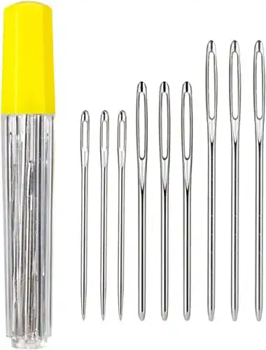 Sticknadel LAOYE Set mit 9 Stopfnadeln und großem Auge