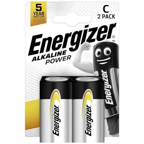 Energizer LR14 Alkaline Power Batterie C (Baby/LR14/E93) 2er-Pack