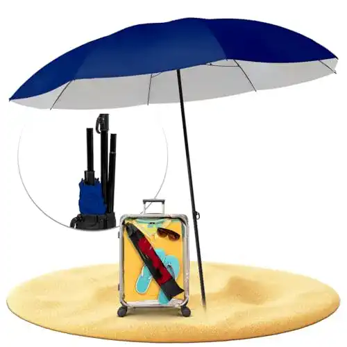 Kleiner Sonnenschirm Styngard Reise mit UV Schutz 50+ für den Strand