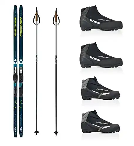 Fischer Langlaufset Comfort Cruiser für Damen und Herren