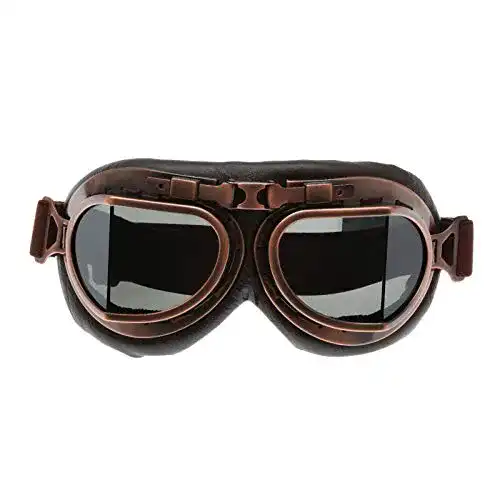 Motorradbrille Muxsam Vintage Schutzbrille für optimale Sicht