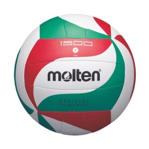 Volleyball Molten V5M1500 in Weiß, Grün und Rot