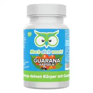 Guarana-Kapseln mit 100 mg Koffein – Hochdosiert und Vegan