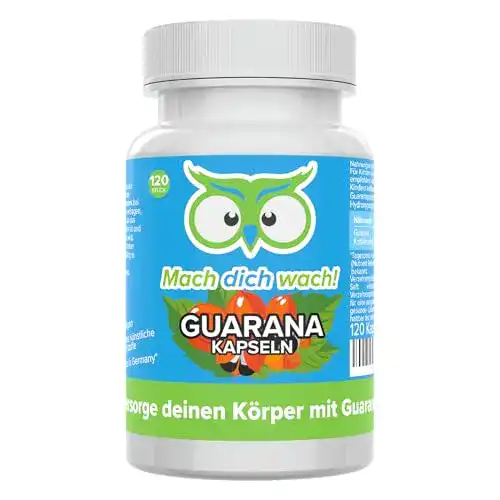 Guarana-Kapseln mit 100 mg Koffein – Hochdosiert und Vegan