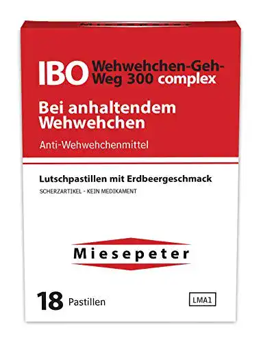 Scherztabletten Miesepeter Bonbons – IBO Wehwehchen-Geh-Weg