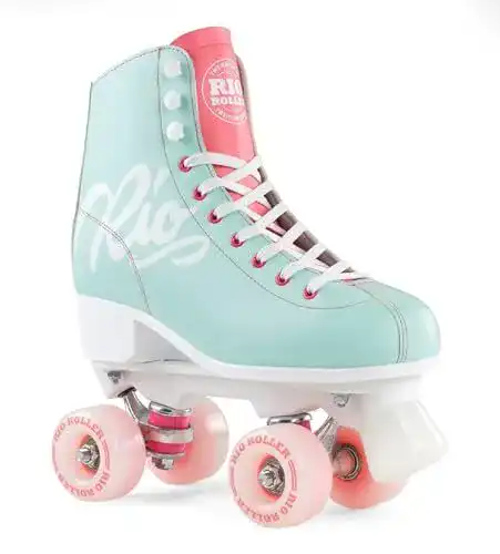 Rollschuhe Rio Roller Script Teal/Coral Größe 35.5