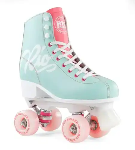 Rollschuhe Rio Roller Script Teal/Coral Größe 35.5