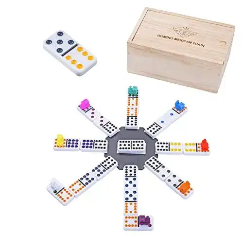 Domino-Spiel Engelhart 250170 Mexikanisches Zug-Domino D12