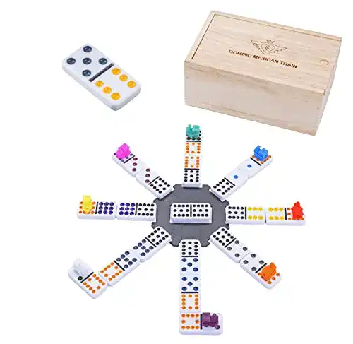 Domino-Spiel Engelhart 250170 Mexikanisches Zug-Domino D12