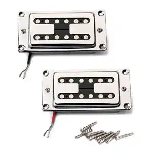 Humbucker Alnicov Tonabnehmer für Gitarren, 2 Stück Doppelspule