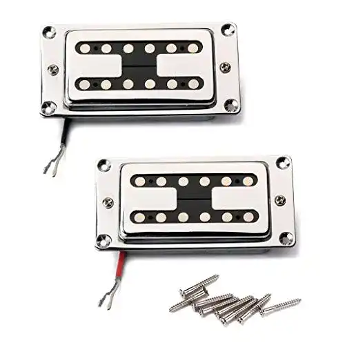 Humbucker Alnicov Tonabnehmer für Gitarren, 2 Stück Doppelspule