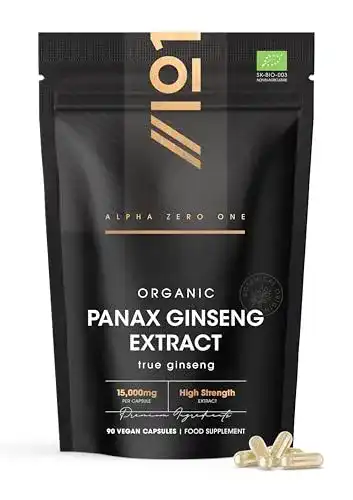 Ginseng-Kapseln mit biologischem Panax Ginseng 3000mg