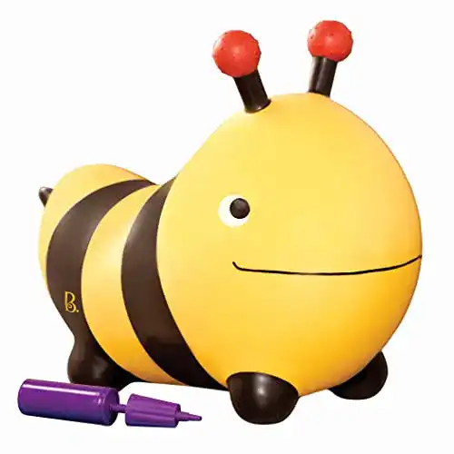 Hüpftier B. toys Biene mit Handpumpe 49 cm für Kinder