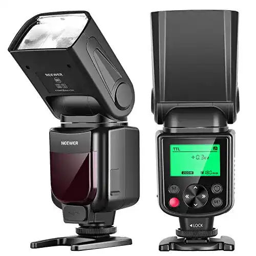 Neewer 750II TTL Blitz Speedlite mit LCD Bildschirm für Nikon Kameras
