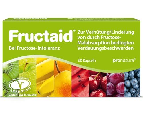 Fructaid pro natura Tabletten gegen Blähungen 60 Kapseln