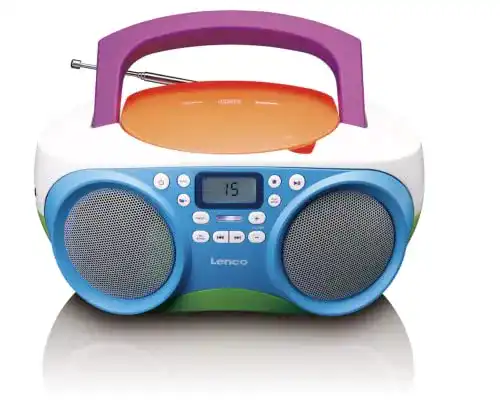 Lenco SCD-41 CD-Player für Kinder mit USB und UKW Radio