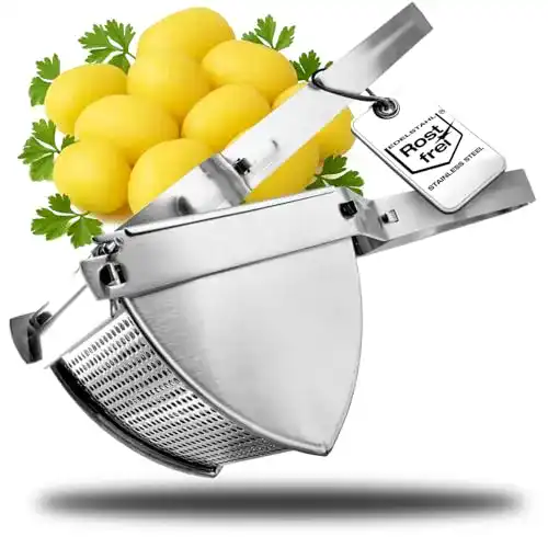 Kartoffelpresse Com-Four aus rostfreiem Edelstahl