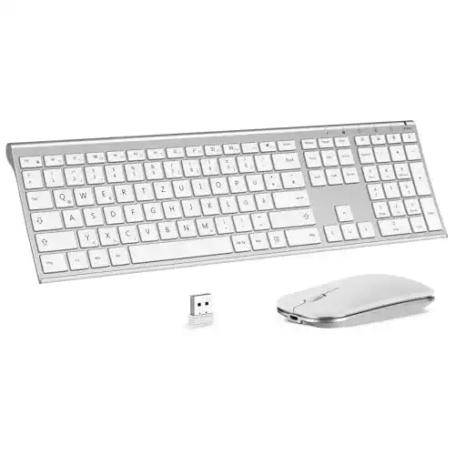Kabelloses Tastatur-Maus Set von Seenda aus Aluminium, 2.4G
