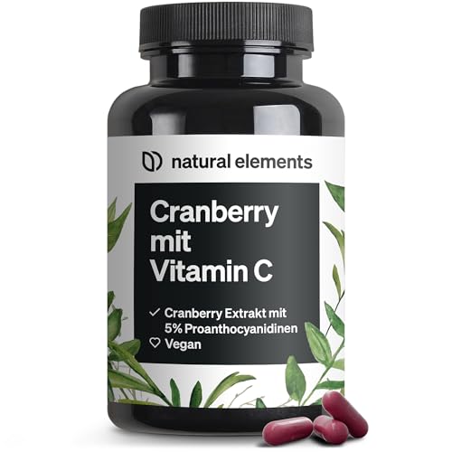Cranberry Kapseln mit Vitamin C Natural Elements Cranberry Extrakt
