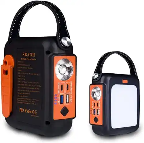 Handkurbel-Generator SBAOH tragbares Netzteil 20000 mAh