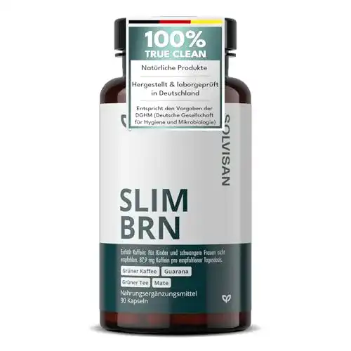 Mittel zum Abnehmen Solvisan Slim BRN – 90 Kapseln mit natürlichen Inhaltsstoffen